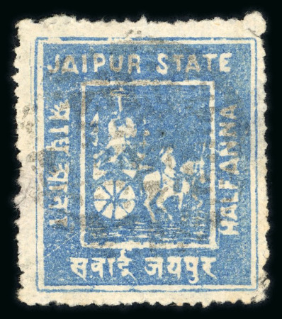 Stamp of Indian States » Jaipur 1904-47, collection in a stockbook from the first issues onwards