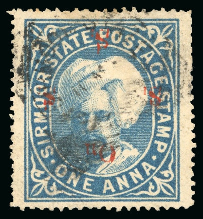 Stamp of Indian States » Sirmoor 1878-99, collection on 18 stockpages