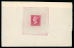Stamp of Great Britain » Line Engraved Essays, Plate Proofs, Colour Trials and Reprints 1935 reprint of the first (rejected) die of the One Penny stamp in rose carmine