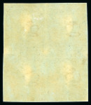 Stamp of Great Britain » 1841 2d Blue 1841 2d. blue,  pl. 3, LB-MC, a superb mint block of