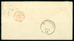 Stamp of British P.O. in Siam (Bangkok) » Covers 1887 (Nov 27) Envelope from the Countess de Kergaradec