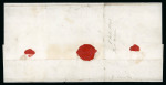 Stamp of Great Britain » 1840 1d Black and 1d Red plates 1a to 11 1841 (6 Feb) entire letter to Shropshire endorsed "No 257 Registered Letter" bearing four 1840 1d. blacks