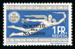 Stamp of Switzerland / Schweiz » Ämtermarken 1932 SDN Gedenkmarken zur Abrüstungskonferenz in Genf