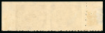 Stamp of Indian States » Barwani 1922 1/4a grey (poor impression) imperf. between vertical pair, unused
