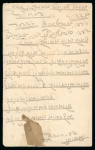 Stamp of Indian States » Barwani 1923 1/4a rose on horizontally laid paper, perf.12, on postcard