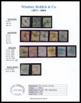 Stamp of British P.O. in Siam (Bangkok) » Cancellations » Company Cachets Windsor, Redlich & Co. : Strait Settlements 1867-68