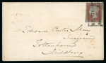 Stamp of Great Britain » Collections 1854-60 Scots Locals collection of 33 1d red covers