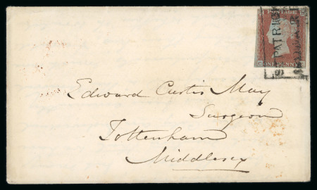 Stamp of Great Britain » Collections 1854-60 Scots Locals collection of 33 1d red covers