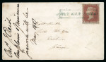 Stamp of Great Britain » Collections 1854-60 Scots Locals collection of 33 1d red covers