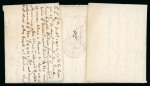 Stamp of Great Britain » Collections 1813-39, Exhibit collection of 148 Scottish 'Add 1/2d' covers