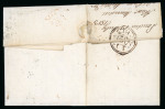 Stamp of Great Britain » Collections 1813-39, Exhibit collection of 148 Scottish 'Add 1/2d' covers