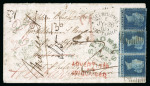 Stamp of Great Britain » Collections 1844-84 group of 10 Scottish covers to overseas destinations