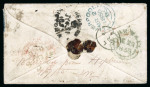 Stamp of Great Britain » Collections 1844-84 group of 10 Scottish covers to overseas destinations