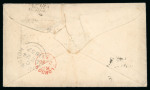 Stamp of Great Britain » Collections 1844-84 group of 10 Scottish covers to overseas destinations