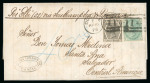 Stamp of Great Britain » Collections 1806-75 group of 8 Scottish covers, 4 each to the Caribbean and South or Central America