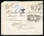 Stamp of Great Britain » Collections 1856-90 group of 12 Scottish steamer and railway cancel covers