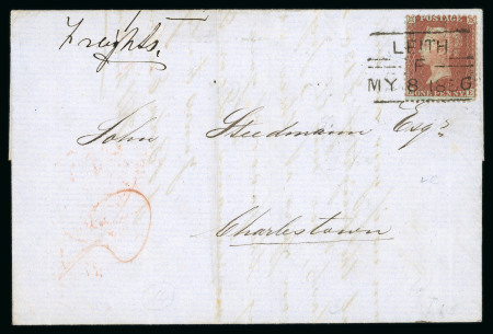 Stamp of Great Britain » Collections 1855-80 group of 17 1d red 'star' covers with 1850s duplex and experimental cancels