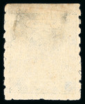 Stamp of Indian States » Barwani 1921 1/2a perf.7 blurred impression on soft wove paper used plus 1921 1/4a imperf. on vertically laid paper used