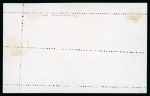 Stamp of Indian States » Barwani 1928-32 1/4a indigo in unused sheetlet of 8 showing two strips of four with the variety imperf. between