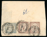 Stamp of Indian States » Alwar 1899-1901 redrawn 1/4a slate-blue group on a stockpage