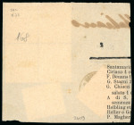 Stamp of Egypt » 1867-69 Penasson » Issued Stamps 5pa Orange-yellow, on 1870 (17.1) Large newspaper fragment,