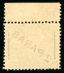 Stamp of Egypt » 1867-69 Penasson » Essays Essay of Surcharge, De La Rue, London: "2 PARAS" essay of surcharge on 5pa olive green instead of brown