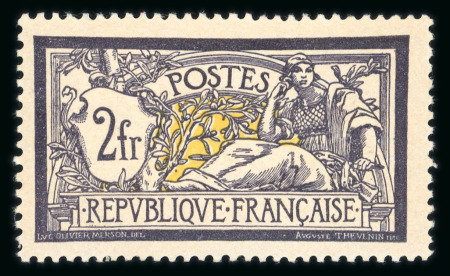 Stamp of France » Émissions à partir de 1900 1900, Type Merson Y&T n° 122b **. Superbe