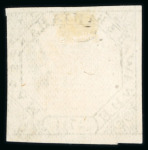 Stamp of Indian States » Bhopal 1895 1/4a black imperf. with variety "A" inserted and 1/4a black perf. with variety "NAW B"