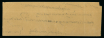 Stamp of Indian States » Charkhari 1921 1a violet vertical pair on reverse of native cover tied by Charkari State cds