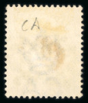 Stamp of British P.O. in Siam (Bangkok) » Cancellations Chessboard: 1882-85 CA 2c brown, cancelled by clear strike of the grid cancel in black