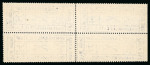 Stamp of Indian States » Charkhari 1921 Handstamped issue 1a violet perf.11 on laid paper in unused block of four