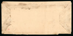 Stamp of Indian States » Barwani 1922 1a vermilion on two covers, one with block of 4 and one with single
