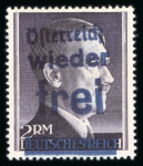 Stamp of Austria » Local Issues 1945, DORFSTETTEN complete set of 23 mint n.h.