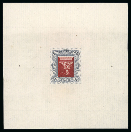 Stamp of Switzerland / Schweiz » Schweiz ab 1907 1907, Los von 36 Essais