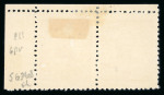 Stamp of Indian States » Barwani 1932-47 wide setting 2a rose-carmine mint h.r. pair from the top right corner of the sheetlet