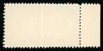 Stamp of Indian States » Barwani 1932-47 close setting 1a brown mint n.h. imperf. between horizontal pair