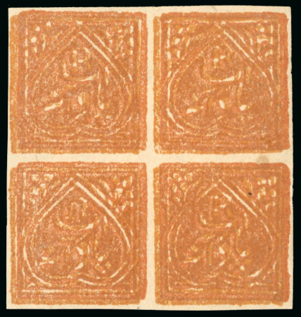 Stamp of Indian States » Jind 1882-85 Specialised selection of imperf. issues, unused and used on stockpages