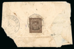 Stamp of Indian States » Barwani 1933-47 close setting 1a brown on three covers, incl. on reverse of commercial cover tied by Khetia double circle ds