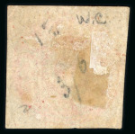 Stamp of Indian States » Jammu & Kashmir 1874-76 Special Printing 1/2a red unused group of three  and 1a red unused