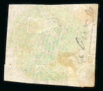 Stamp of Indian States » Jammu & Kashmir 1874-76 Special Printing 4a emerald-green group of three unused