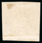 Stamp of Indian States » Jammu & Kashmir 1877-78 European Laid Paper group incl. 4a red, 1/2a black (8 + pair), 1a slate-blue (4) and 9 examples of reprints/forgeries,