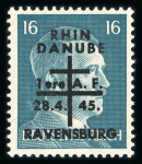 Stamp of France » Libération Ravensburg : série Mayer n° 1/19 neufs **, dont n°
