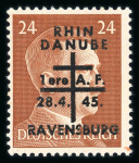Stamp of France » Libération Ravensburg : série Mayer n° 1/19 neufs **, dont n°