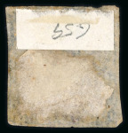 Stamp of Indian States » Jammu & Kashmir 1867 Watercolour 1/2a deep violet-blue used, plus a 1a deep violet-blue (defective) on part envelope