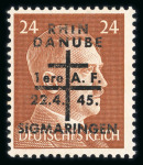 Stamp of France » Libération Sigmaringen : Mayer n° 10 **, infime point de rouille