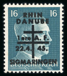 Stamp of France » Libération Sigmaringen : Mayer n° 10 **, infime point de rouille