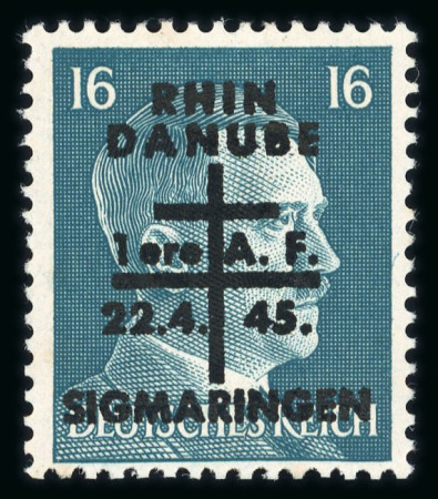 Stamp of France » Libération Sigmaringen : Mayer n° 10 **, infime point de rouille