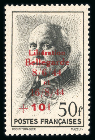Stamp of France » Libération Bellegarde (Ain): type Pétain, série Mayer n° 1/6 **,