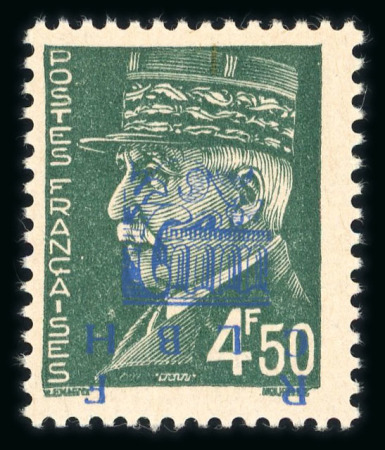 Stamp of France » Libération Decazeville (Aveyron): type Pétain, Mayer n° 10, surcharge
