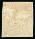 Stamp of Indian States » Jind 1874 1/2a blue, imperf. on thin yellowish paper, very